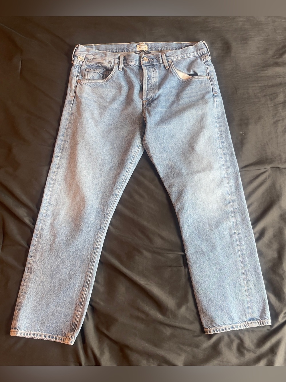 Citizens of Humanity Emerson Slim Boyfriend Jeans Sz 30 Light Wash Premium Denim